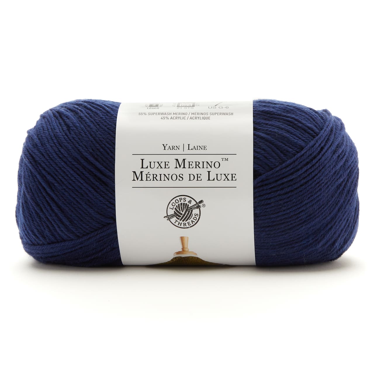 Luxe Merino™ Solid Yarn by Loops & Threads®